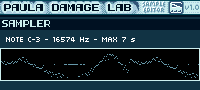 THE DESTROYER's PAULA DAMAGE LAB Interface