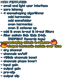 THE DESTROYER´s PIXEL SATURATOR Features