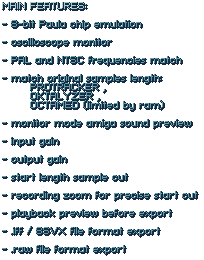 THE DESTROYER´s PIXEL SATURATOR Features