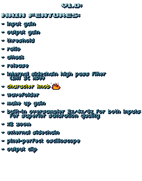 THE DESTROYER´s PIXEL EXCESSOR Features